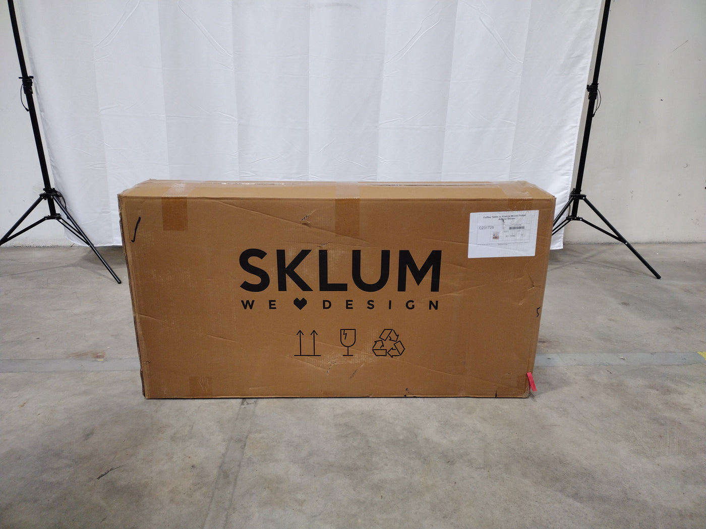 SKLUM - Table basse en bois d'acacia Petter