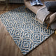 Tapis en laine Bleu Nador