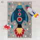 Tapis enfant Rocket 80x120cm