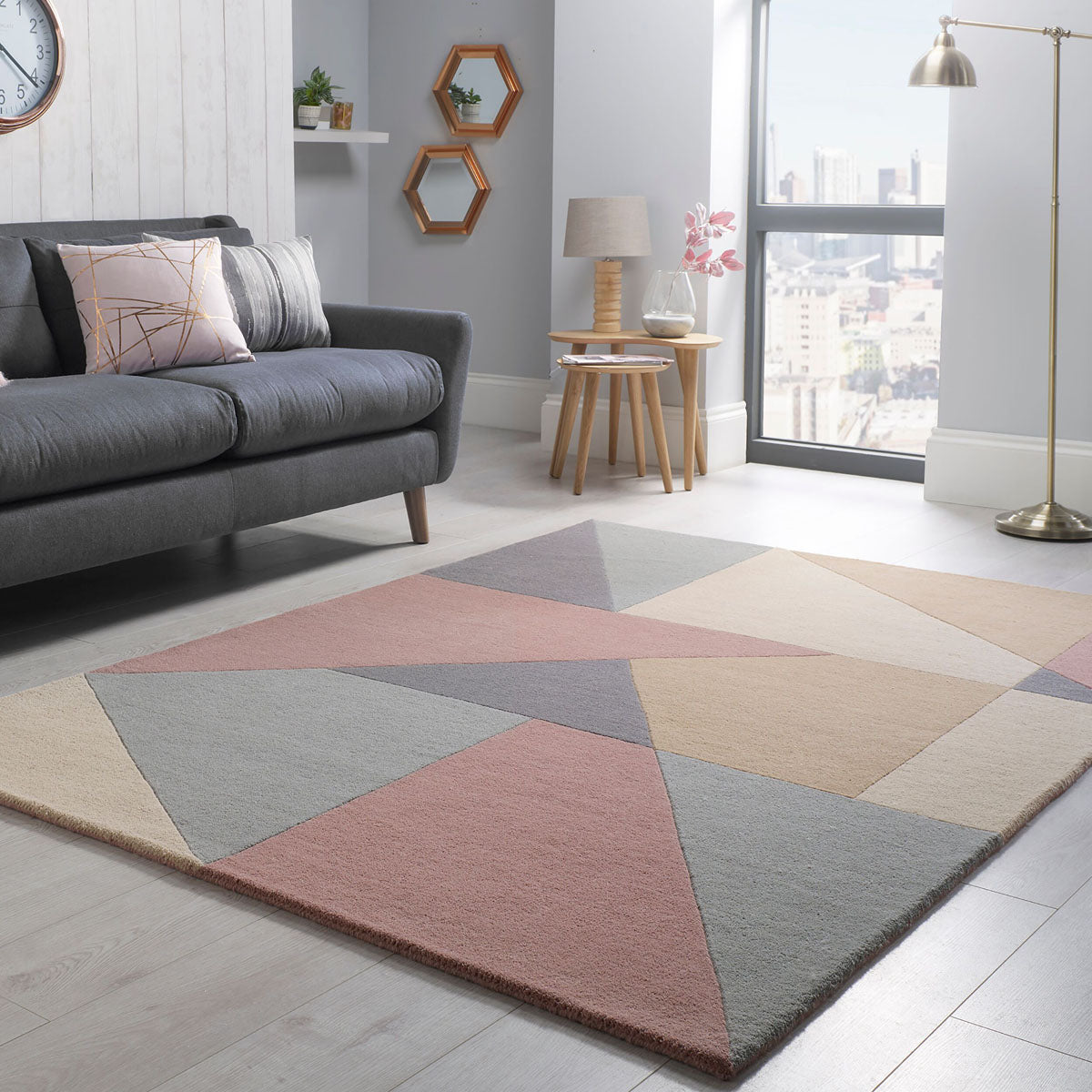 Tapis en laine Lennon Multicolore 120x170cm