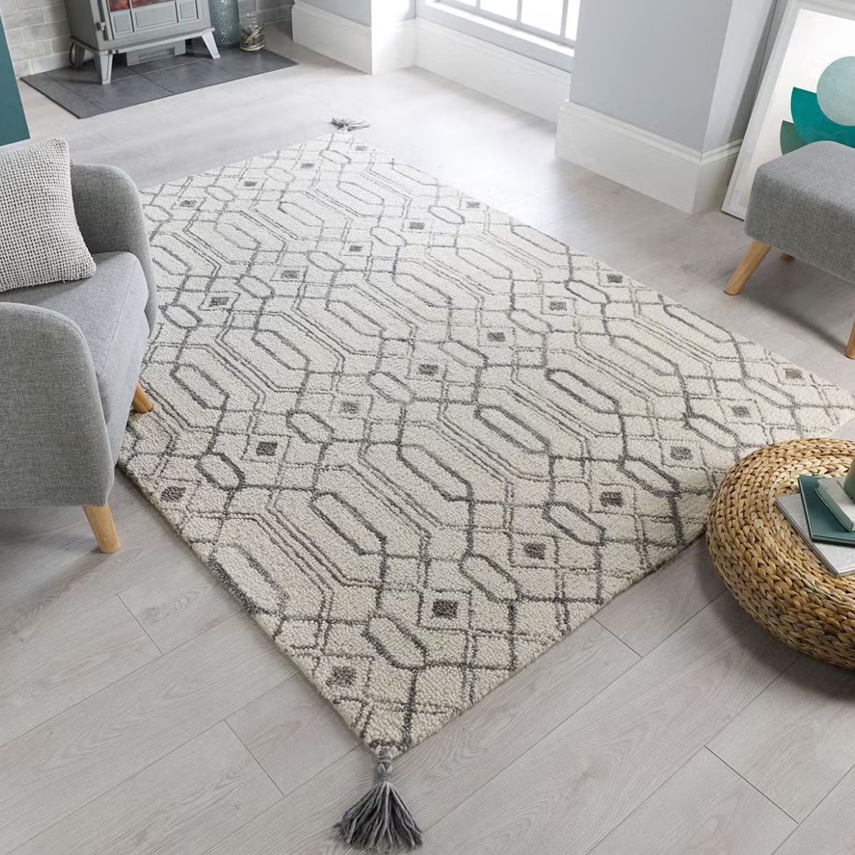 Tapis en laine Pietro 160x230cm