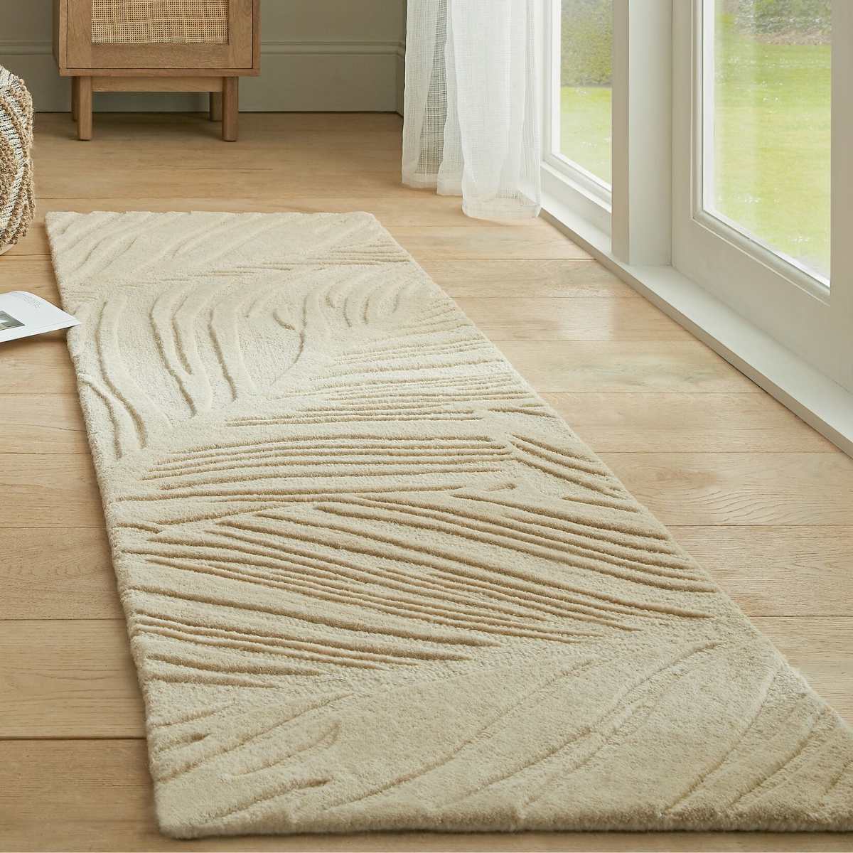 tapis-de-couloir-beige-pas-cher