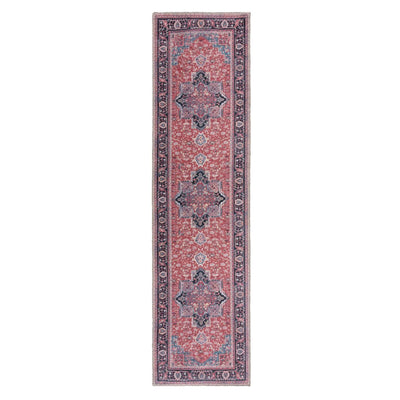 Tapis lavable de couloir Windsor 60x230cm Rouge