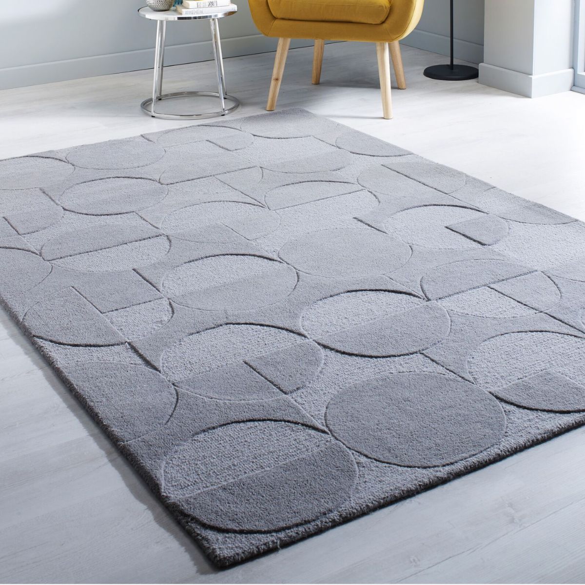 tapis-laine-gris-pas-cher