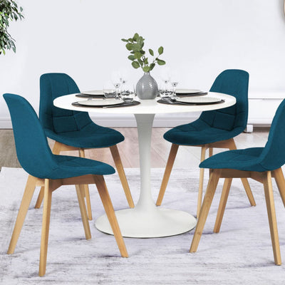 Lot de 2 chaises Gabriella Bleu canard