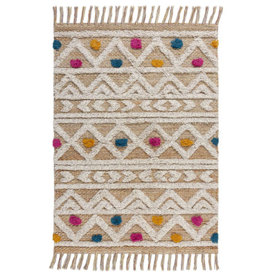 Tapis Jute coloré 80x150cm