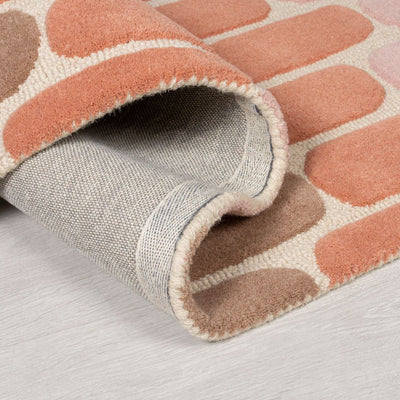 Tapis en laine Fossil Terracotta 60x230cm