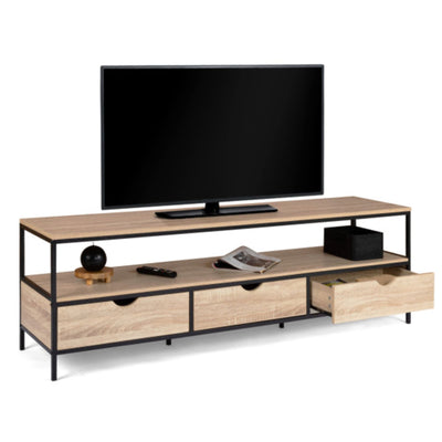 Meuble TV Memphis 3 tiroirs L160cm