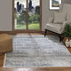 Tapis vintage Sasha 160x213cm Blanc/Bleu