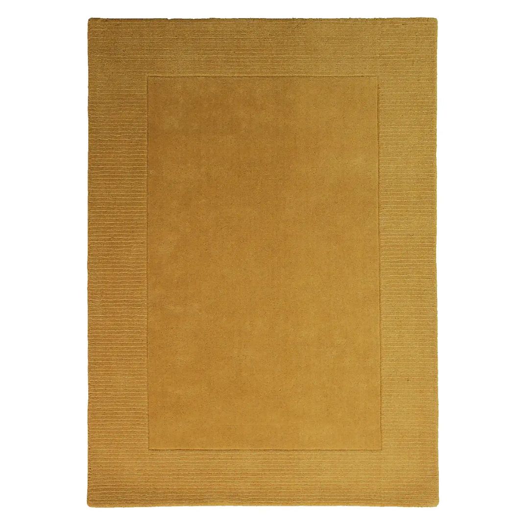 Tapis en laine Siena Jaune/Ocre