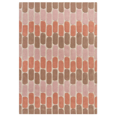 Tapis en laine Fossil Terracotta 200x290cm