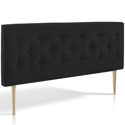 Tête de lit en tissu gris anthracite OSLO 150x100cm