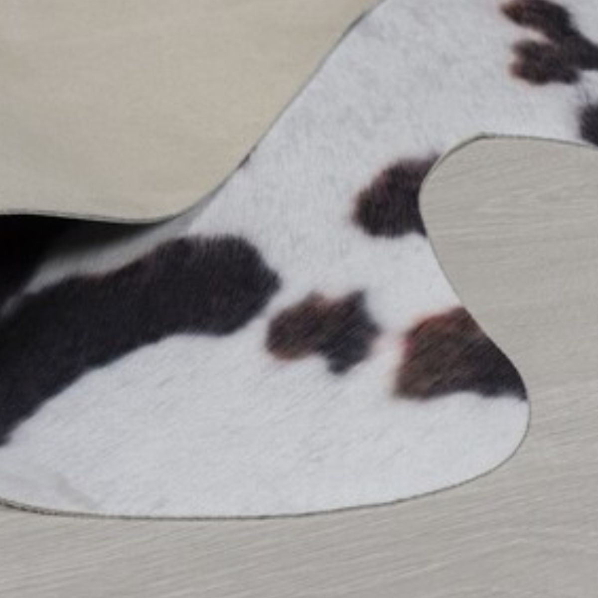 Tapis effet peau de vache