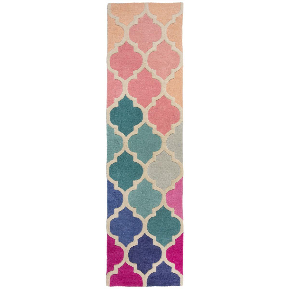 Tapis laine de couloir Rosella