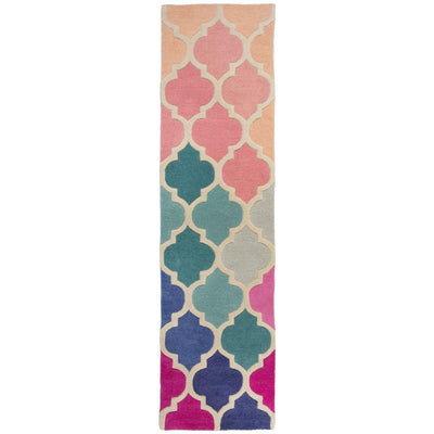 Tapis laine de couloir Rosella