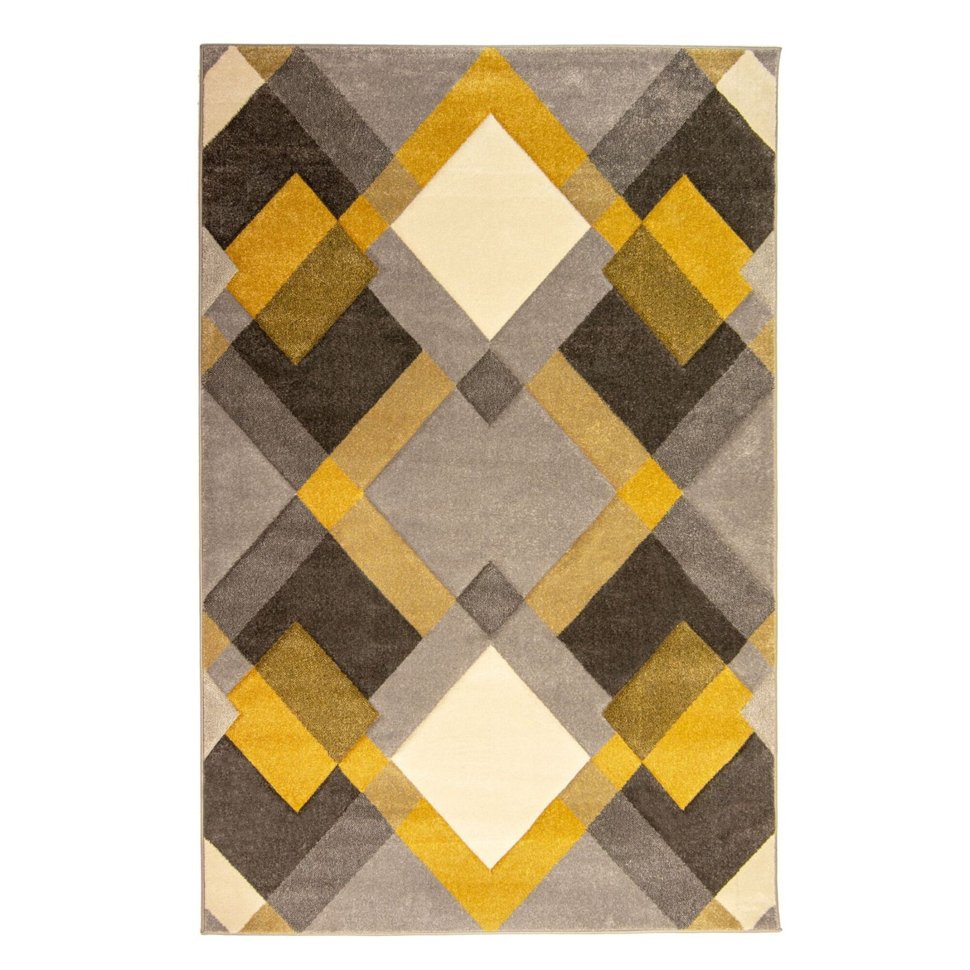 Tapis Nimbus 160x230cm Jaune/Gris/Beige