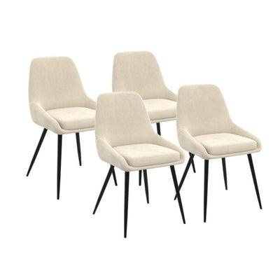 Lot de 2 chaises Olivia creme