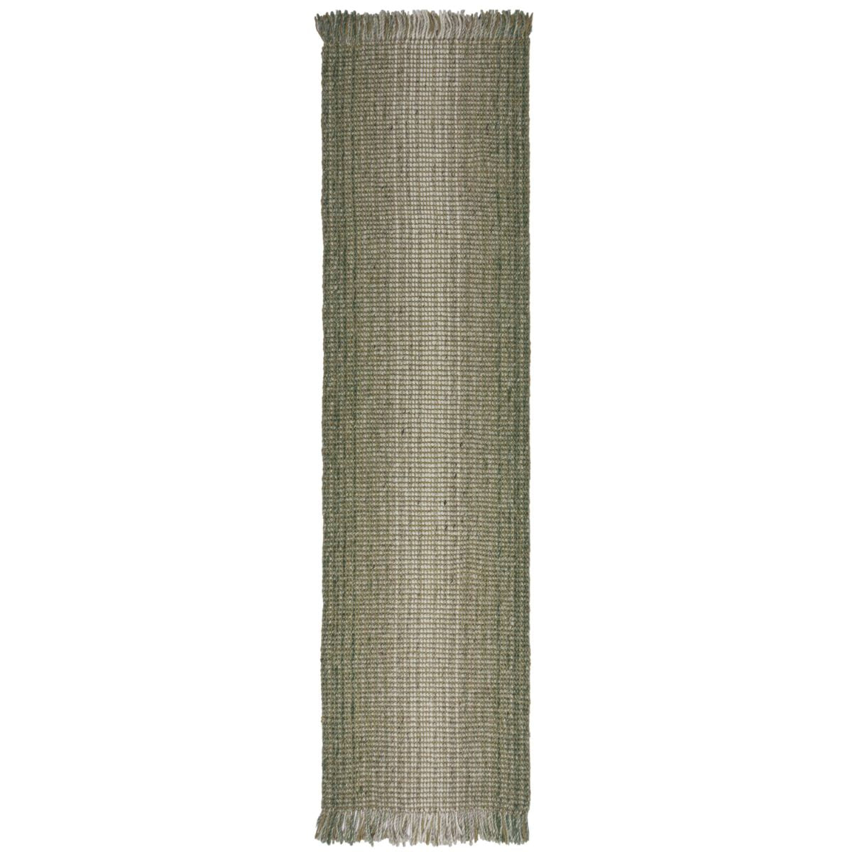 Tapis de couloir jute vert