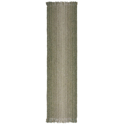 Tapis de couloir jute vert