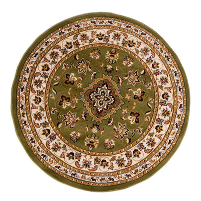 Tapis Royale rond Vert 133x133cm