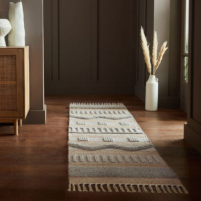 Tapis en Jute et laine 60x230cm