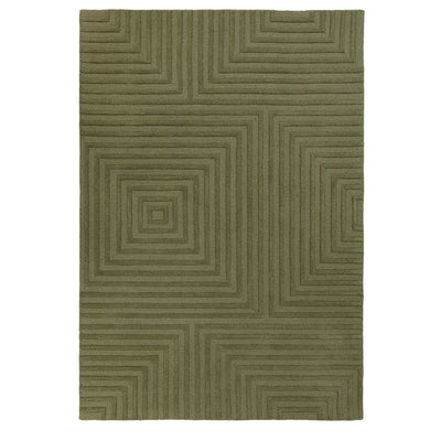 Tapis 100% laine Estela Vert 160x230cm