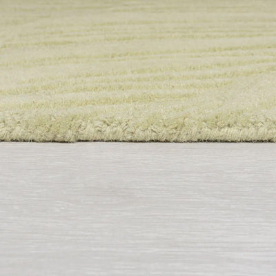 Tapis Lino vert en laine