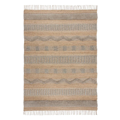 Tapis naturel en Jute Medina gris