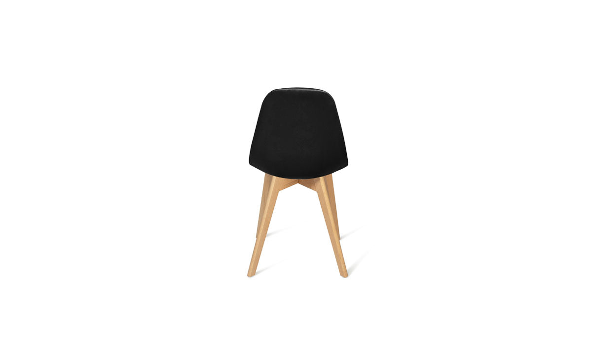 Lot de 4 chaises Rafaela noir