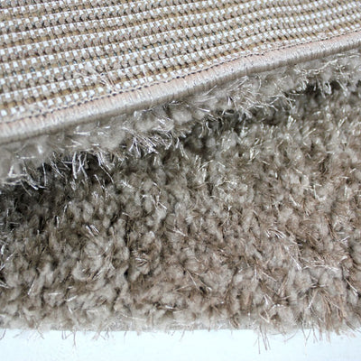 Tapis de couloir Shaggy beige