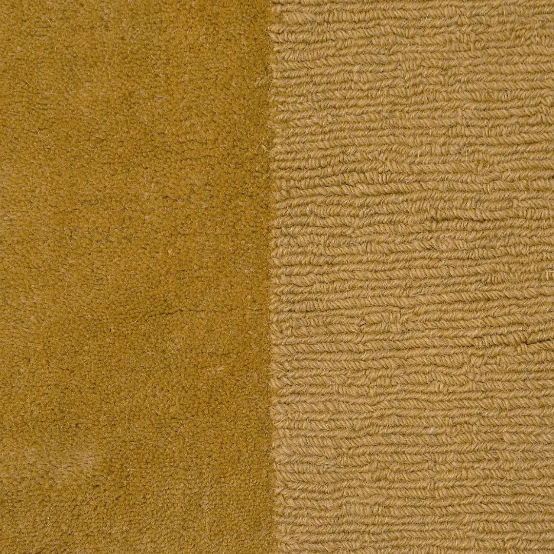 Tapis en laine Siena Jaune/Ocre