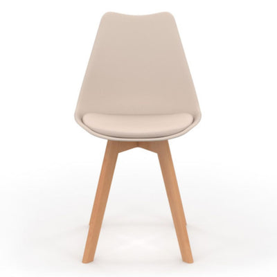 Lot de 4 chaises scandinaves Nordia mix couleurs