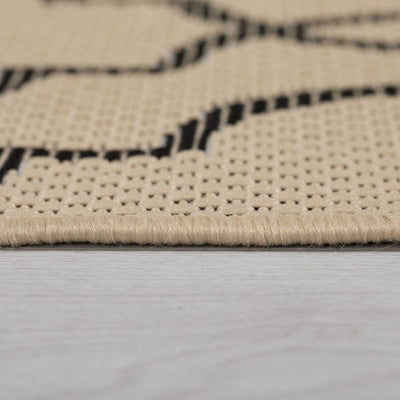 Tapis extérieur Milan Beige/Noir