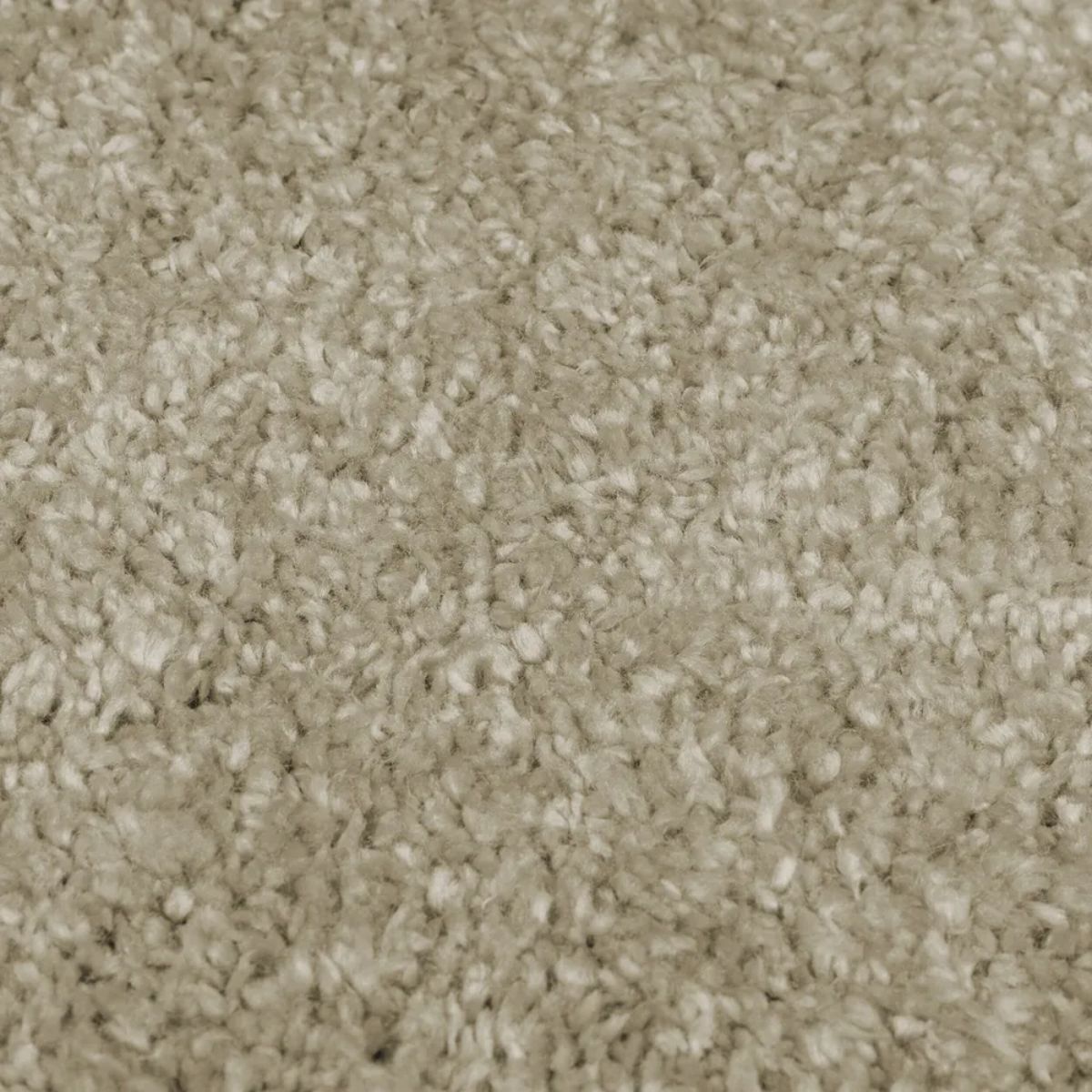 Tapis shaggy rond beige