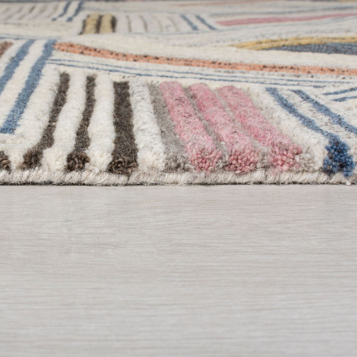 Tapis de couloir en laine Ortiz 60x230cm