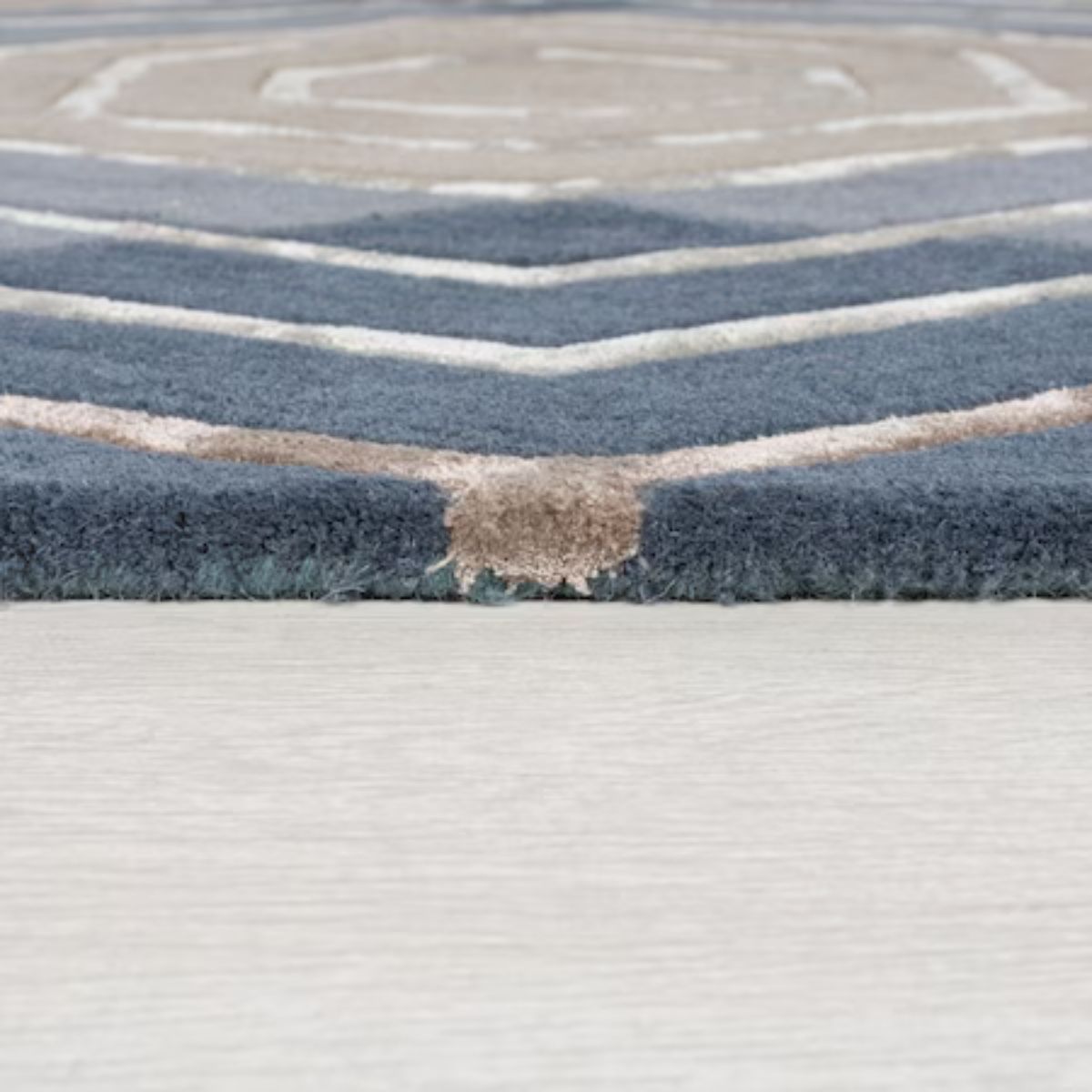 Tapis en laine Harlow Bleu 120x170cm