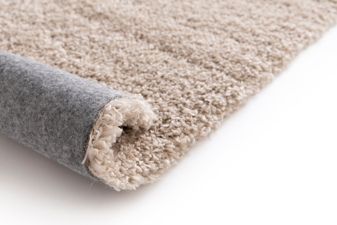 tapis poils longs - cloud. Vue 12 du tapis montrant des détails angle.#couleur_lin