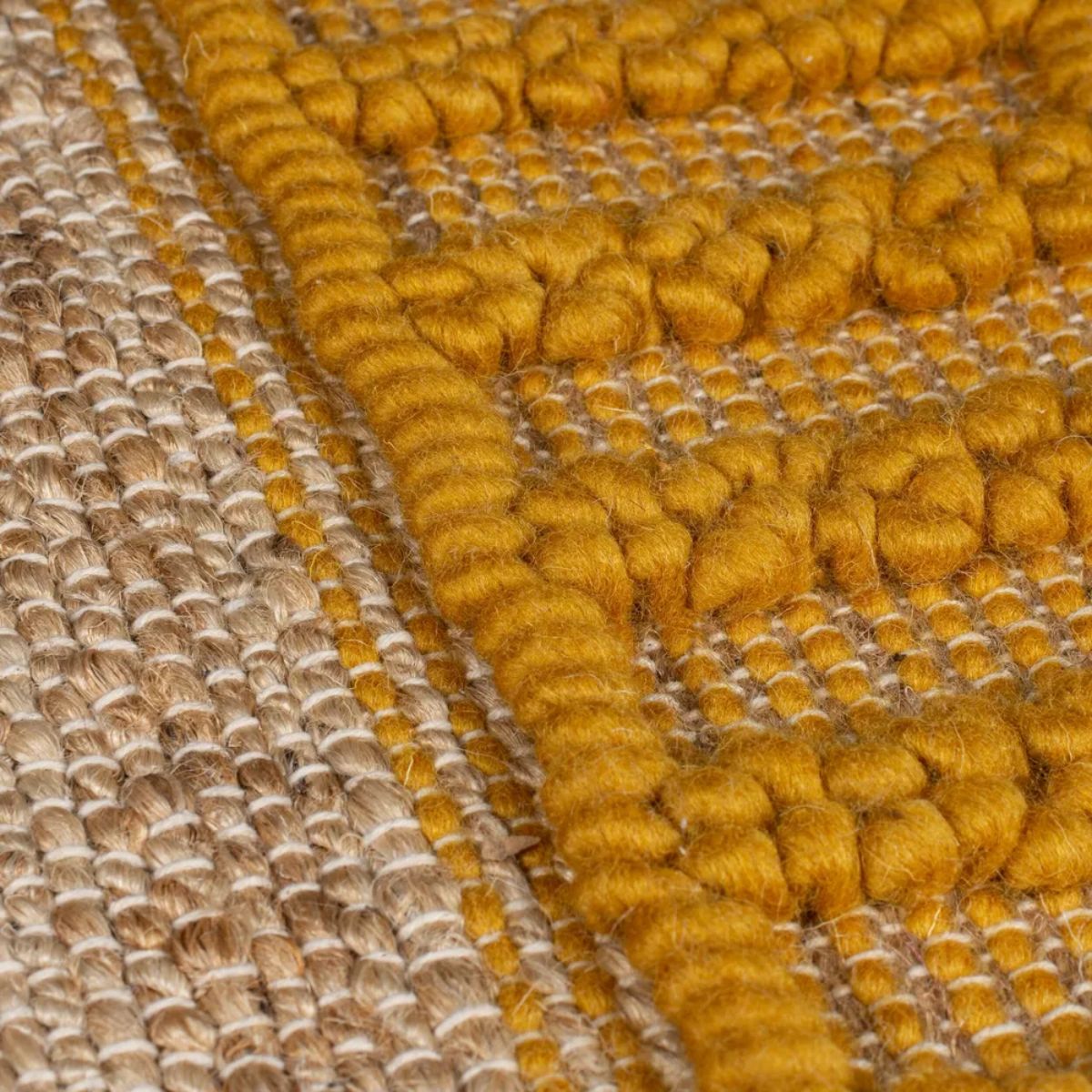 Tapis naturel en Jute Medina coloré