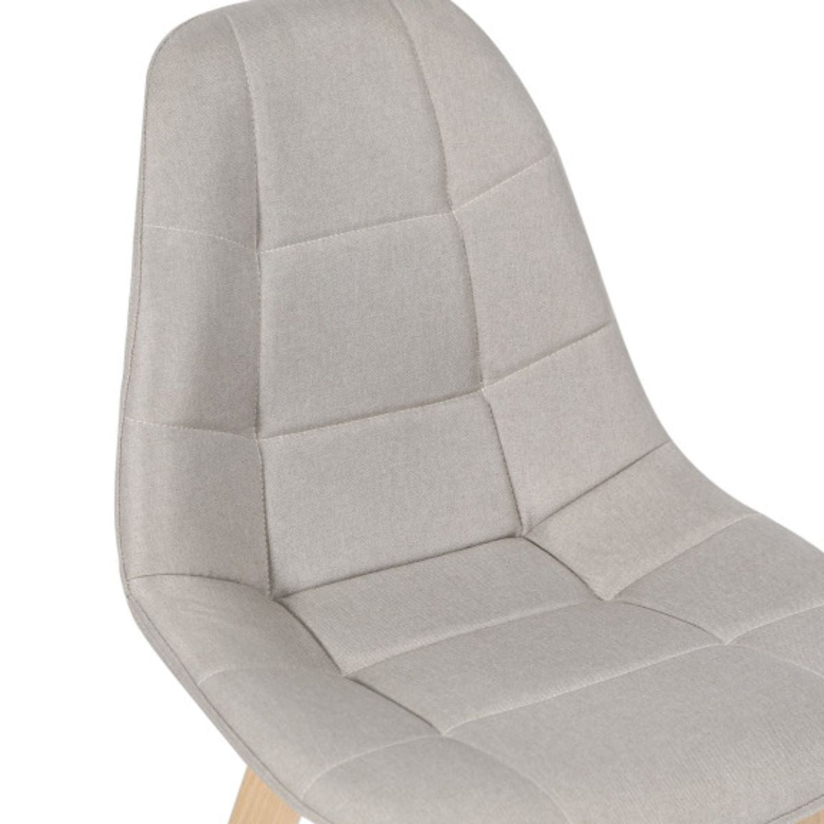 Lot de 4 chaises tissu Gabriella beige