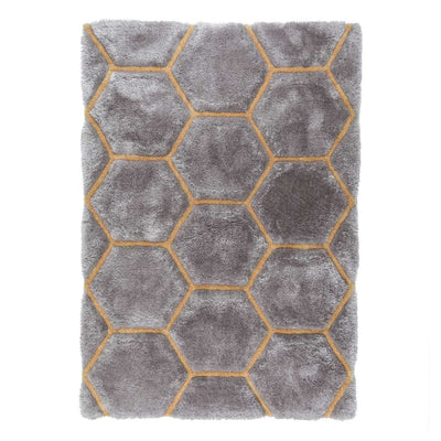 Tapis Shaggy nid d'abeille 120x170cm