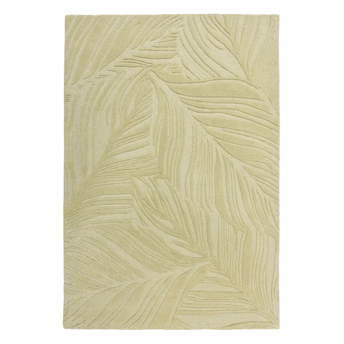 Tapis Lino vert en laine