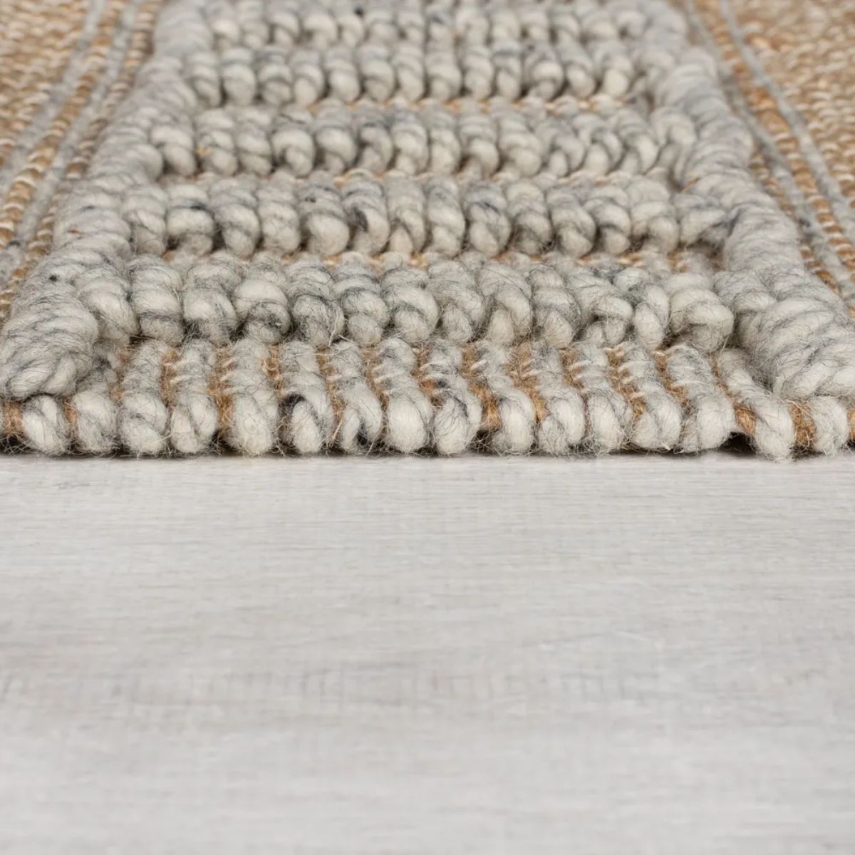 Tapis naturel en Jute Medina gris