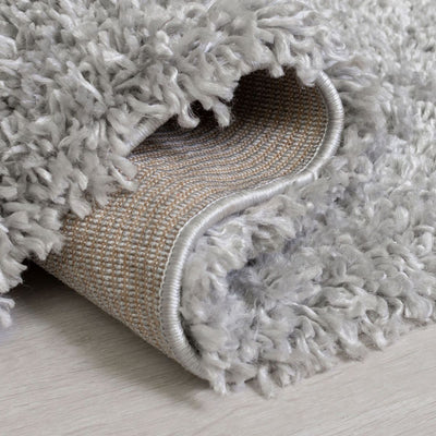 Tapis Shaggy gris clair