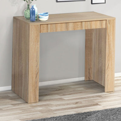 Console extensible 140cm Bois