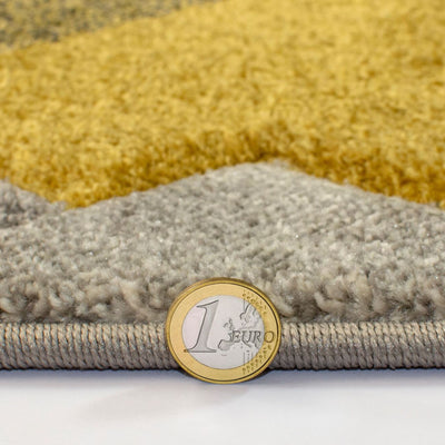 Tapis Nimbus 160x230cm Jaune/Gris/Beige