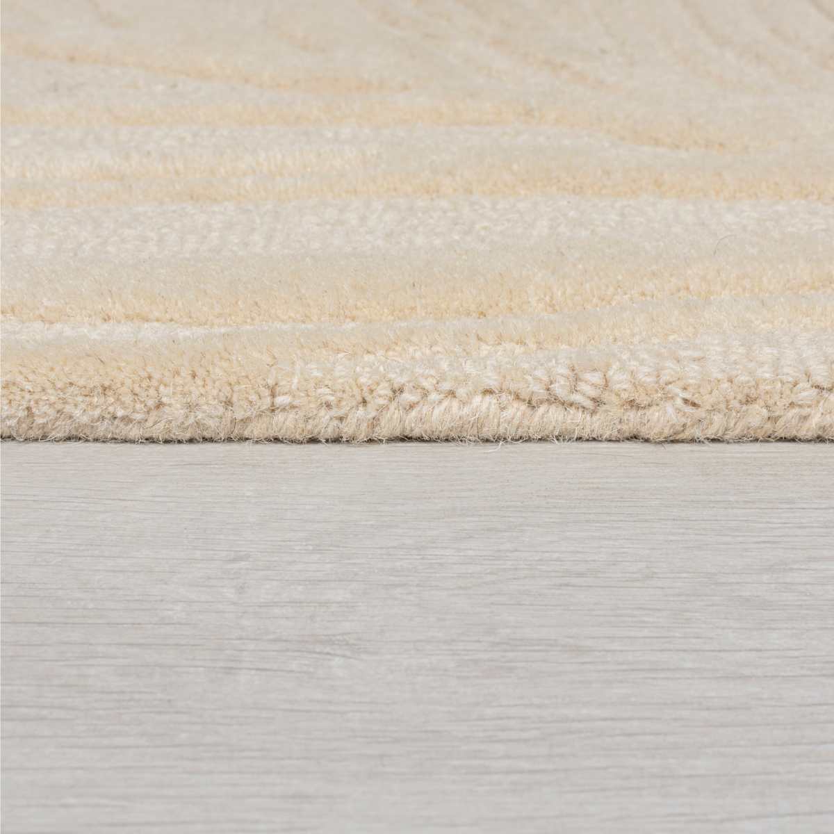 Tapis de couloir en laine Lino Beige