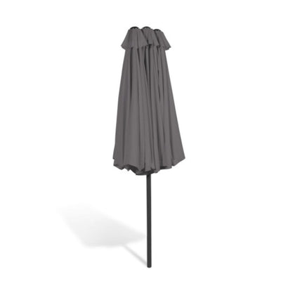 Parasol double gris