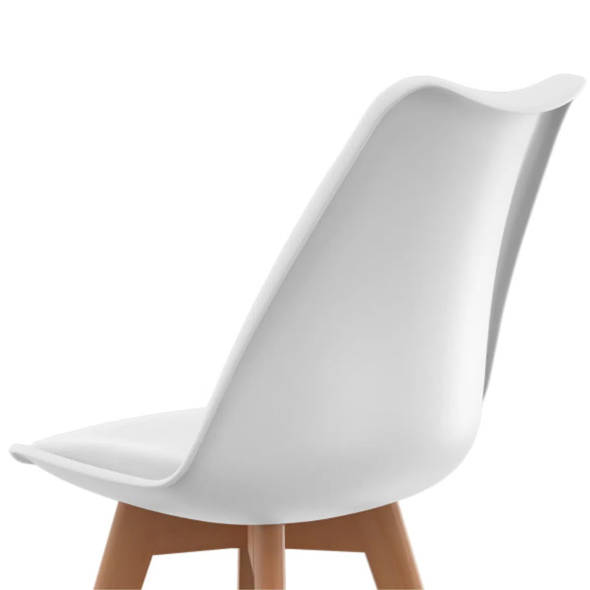 Lot de 4 chaises scandinaves Nordia Blanches