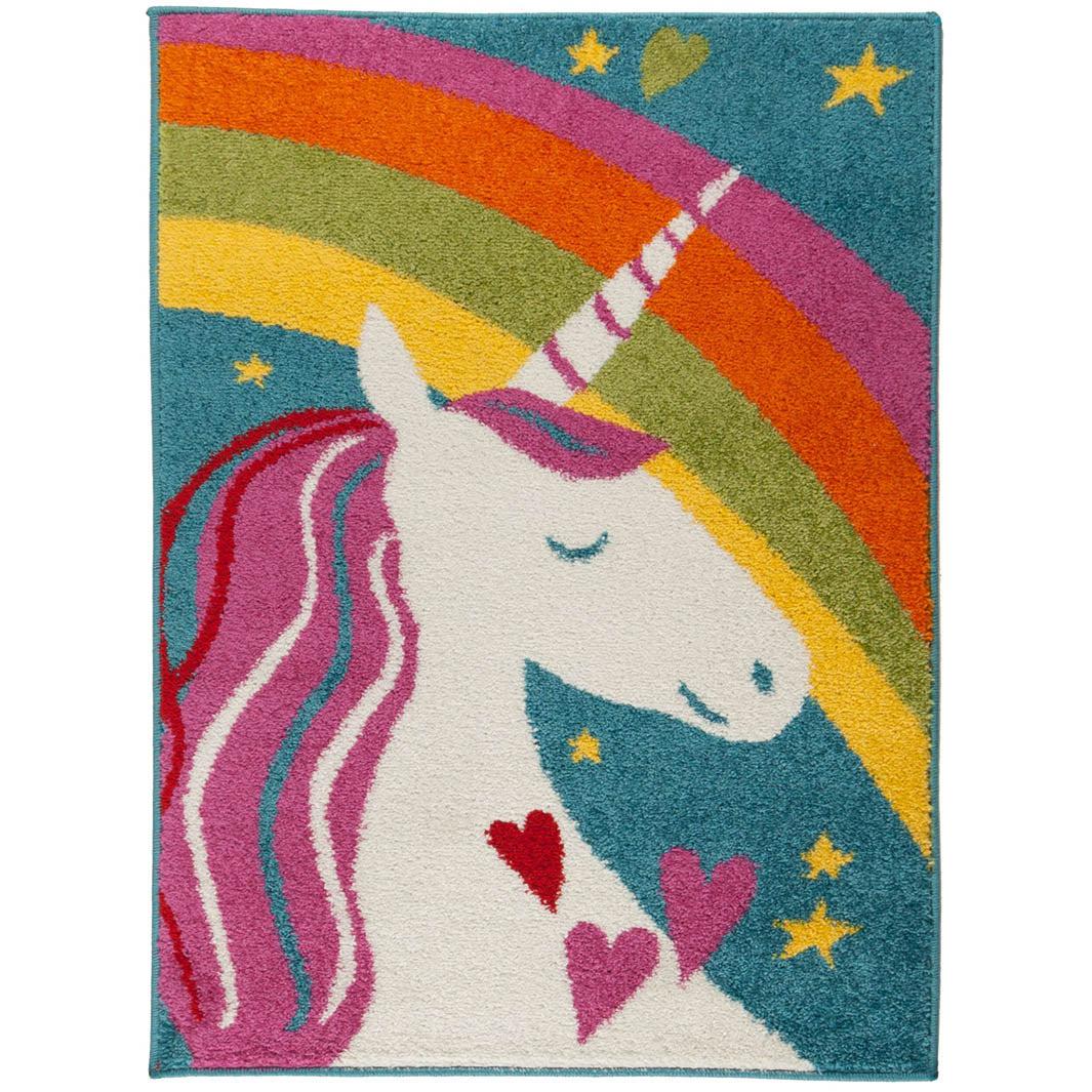 Tapis enfant Licorne 80x120cm