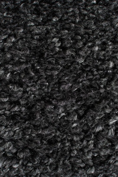 Tapis Shaggy Noir 160x230cm